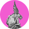 Pink gargoyle